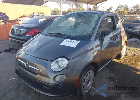 2012 Fiat 500 Pop from USA, damaged, VIN 3C3CFFAR0CT384739